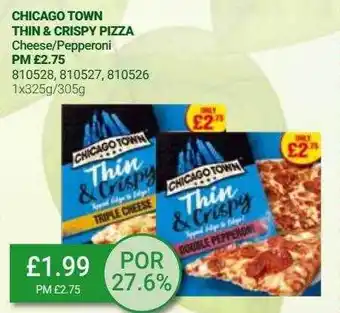 Bestway Chicago town thin & crispy pizza offer