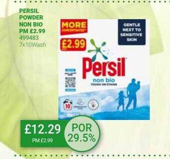 Bestway Persil powder non bio offer