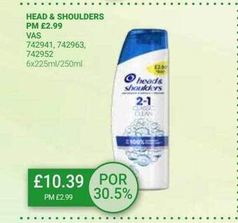 Bestway Head & shoulders offer