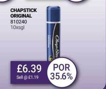 Bestway Chapstick original offer