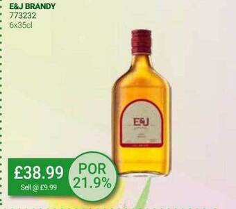 Bestway E&j brandy offer