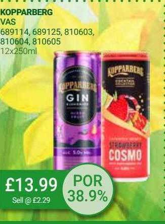 Bestway Kopparberg offer