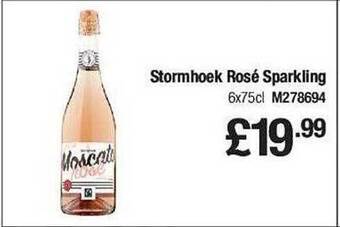 Makro Stormhoek rosé sparkling offer