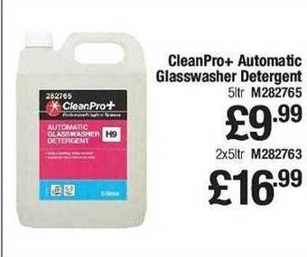 Makro Cleanpro+ automatic glasswasher detergent offer