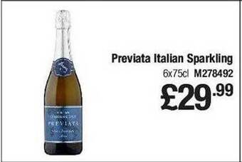 Makro Previata italian sparkling offer