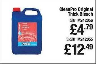 Makro Cleanpro original thick bleach offer