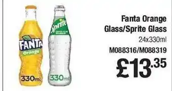 Makro Fanta orange glass sprite glass offer