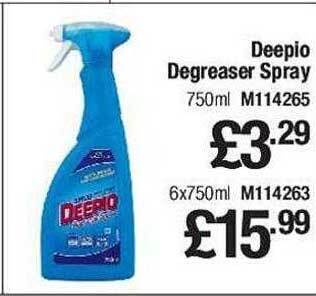 Makro Deepio degreaser spray offer
