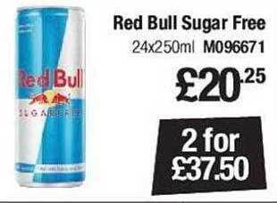 Makro Red bull sugar free offer