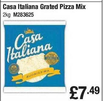 Makro Casa italiana grated pizza mix offer