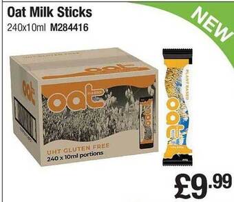 Makro Oat milk sticks offer