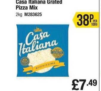 Makro Casa italiana grated pizza mix offer