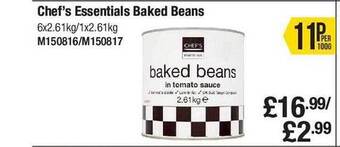 Makro Chef's essentials baked beans offer