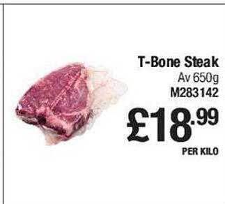 Makro T-bone steak offer