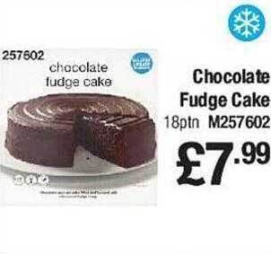 Makro Chocolate fudge cake offer