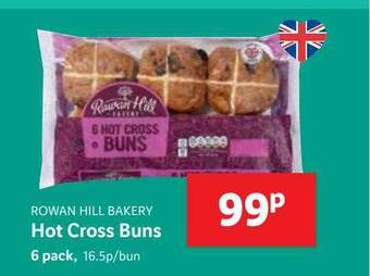 Lidl Rowan hill bakery hot cross buns offer