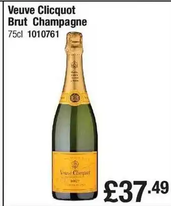 Makro Veuve clicquot brut champagne offer