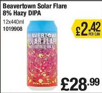 Makro Beavertown solar flare 8% hazy dipa offer
