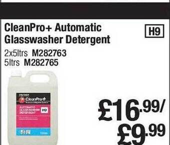 Makro Cleanpro+ automatic glasswasher detergent offer