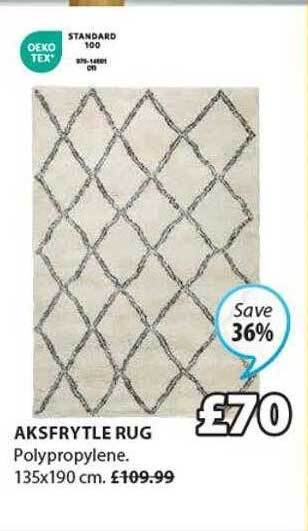 JYSK Aksfrytle rug offer