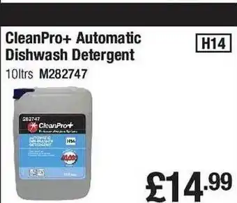 Makro Cleanpro+ automatic dishash detergent offer