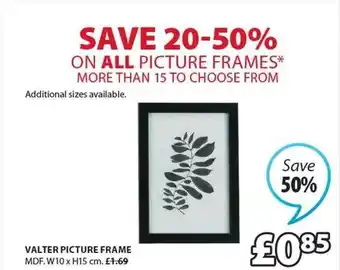 JYSK Valter picture frame offer