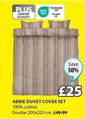 JYSK Abbie duvet cover set offer