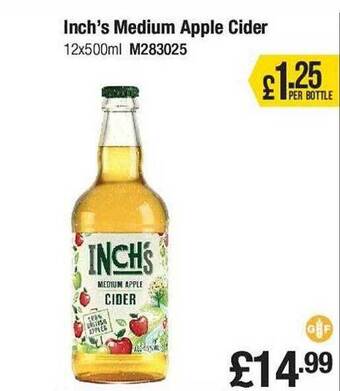Makro Inch's medium apple cider offer