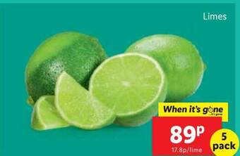Lidl Limes offer