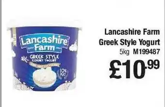Makro Lancashire farm greek style yogurt offer