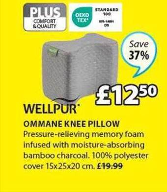 JYSK Wellpur ommane knee pillow offer