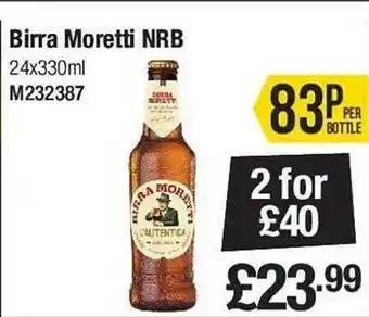 Makro Birra moretti nrb offer