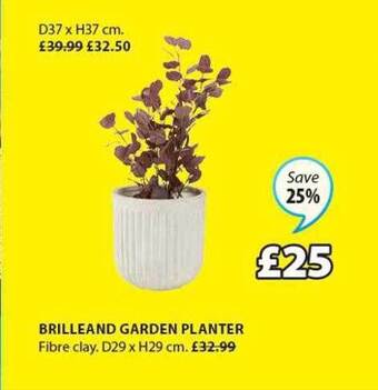 JYSK Brilleand garden planter offer