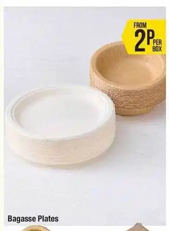 Makro Bagasse plates offer