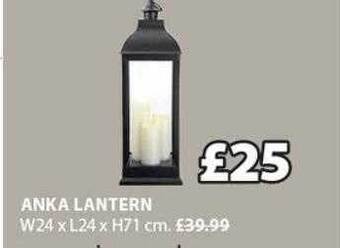 JYSK Anka lantern offer