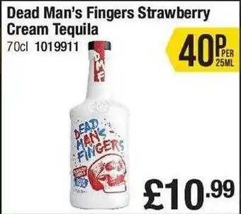 Makro Dead man's fingers strawberry cream tequila offer