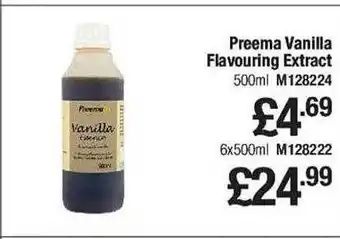 Makro Preema vanilla flavouring extract offer