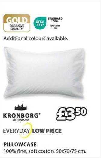 JYSK Kronborg pillowcase offer