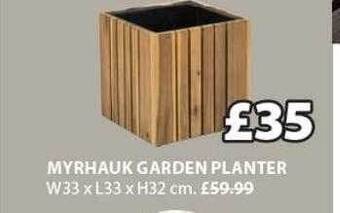 JYSK Myrhauk garden planter offer