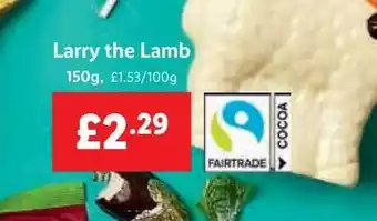 Lidl Larry the lamb offer