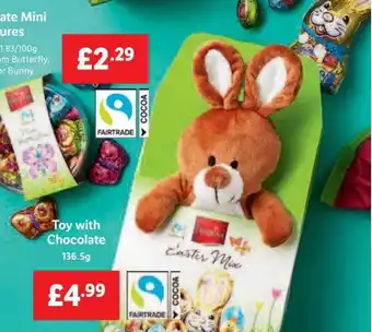 Lidl Favorina chocolate mini figures, favorina toy with chocolate offer