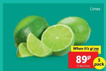Lidl Limes offer