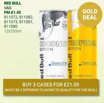Bestway Red Bull 12x250 ml Buy 3 Cases offer