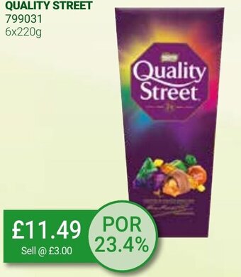 Bestway Quality Street 6x220g offer