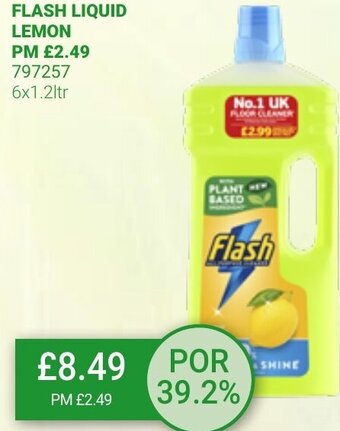 Bestway Flash Liquid Lemon 6x1.2ltr offer