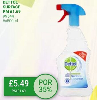 Bestway Dettol Surface 6x500ml offer