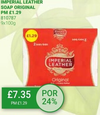 Bestway Imperial Leather Soap Original 9x100g offer