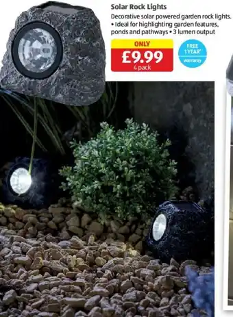 Aldi Solar Rock Lights offer