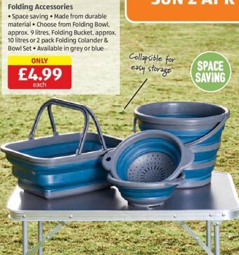 Aldi Folding Accessories offer