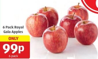 Aldi 6 pack Royal Gala Apples offer